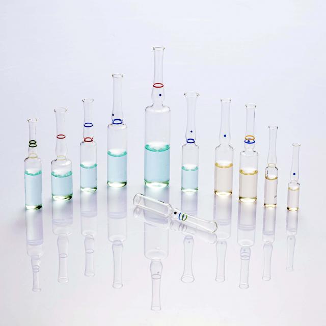 YBB & ISO Standard clear borosilicate glass ampoul