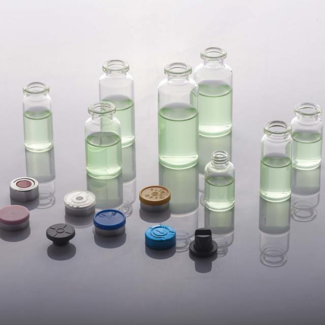 Clear tubular glass vials low/neutral borosilicate