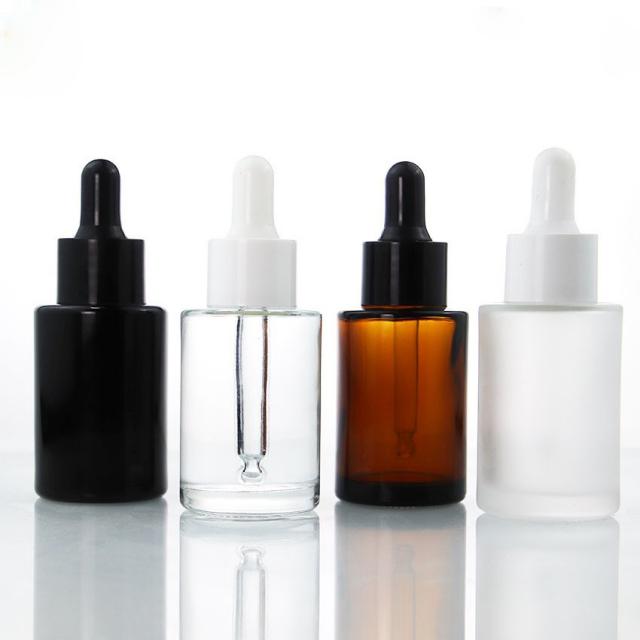 30ml Flat shoulder essential oil dropper bottle