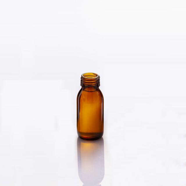 60ml Amber cough syrup bottle