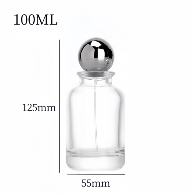 Cylindrical Glass Bottle Perfume Bottle 30ml