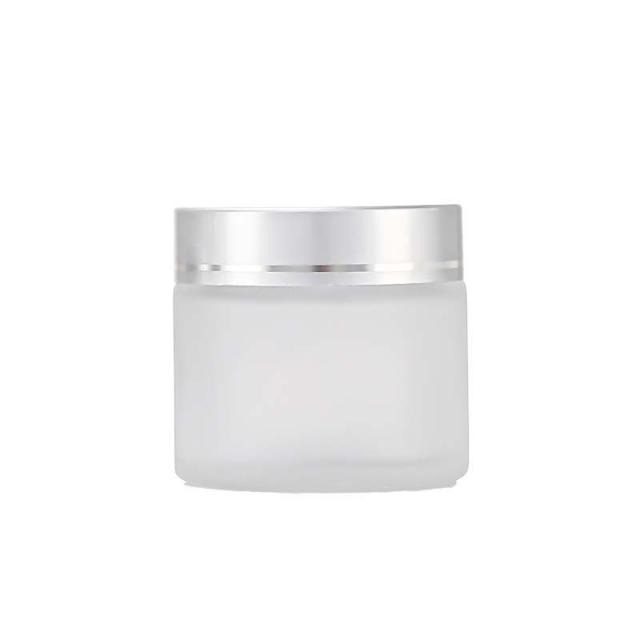 Skin Care Cosmetic Packaging Glass Cream Jar