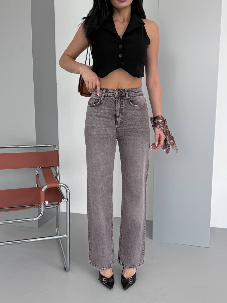 Kadın Palazzo Jeans Pantolon